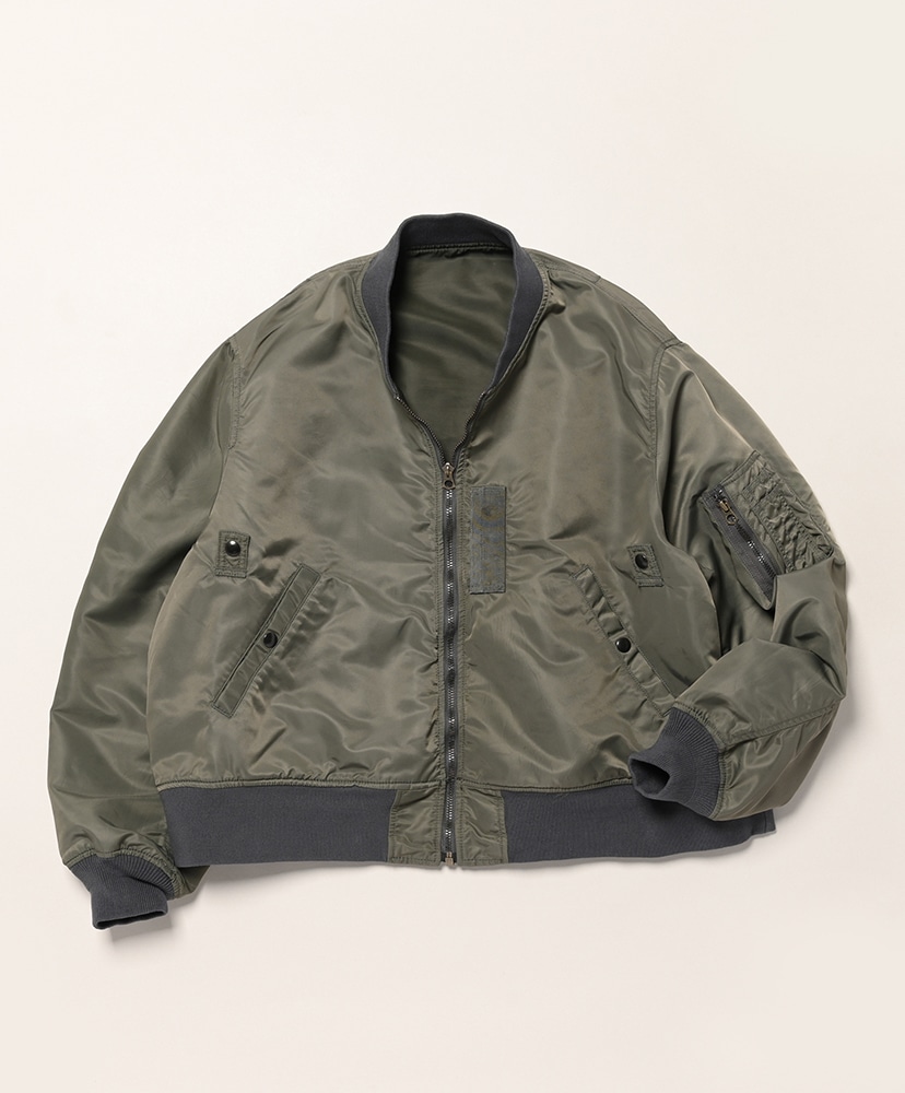 Unlikely Reversible MA-1 Olive×Sage/オリーブ×セージ M(MEN)