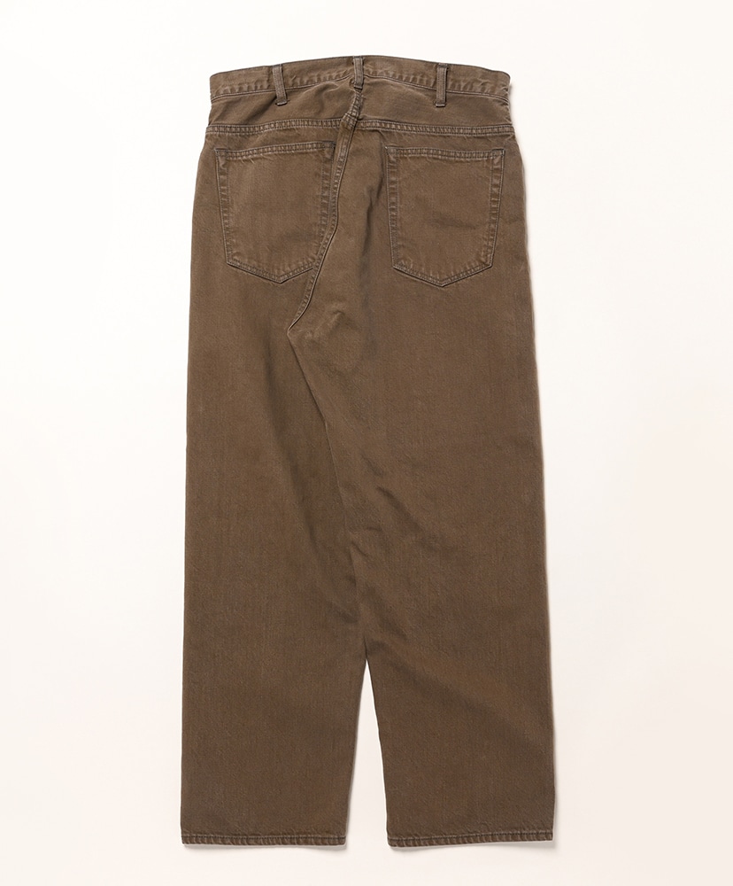 Unlikely Time Travel Jean Wide Color Denim Brown Wash/ブラウンウォッシュ L(MEN)