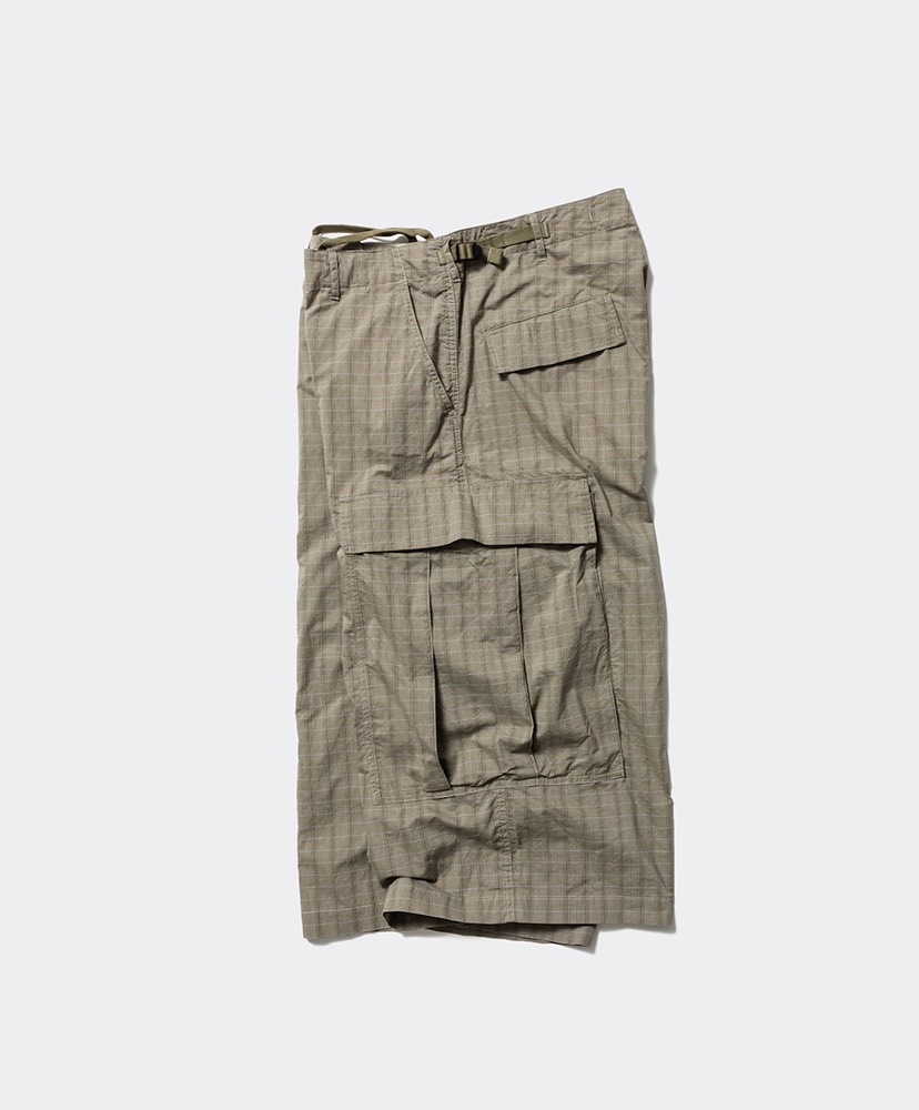 Unlikely Big Side Pocket BDU Shorts Green Plaids/グリーンプラッド L(MEN)