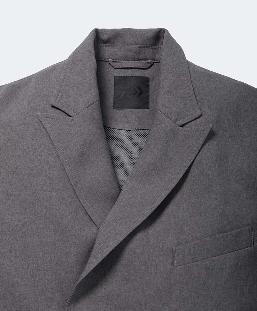 W's Tech Double-Breasted Jacket Charcoal/チャコール F(WOMEN)
