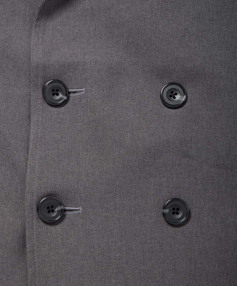 W's Tech Double-Breasted Jacket Charcoal/チャコール F(WOMEN)