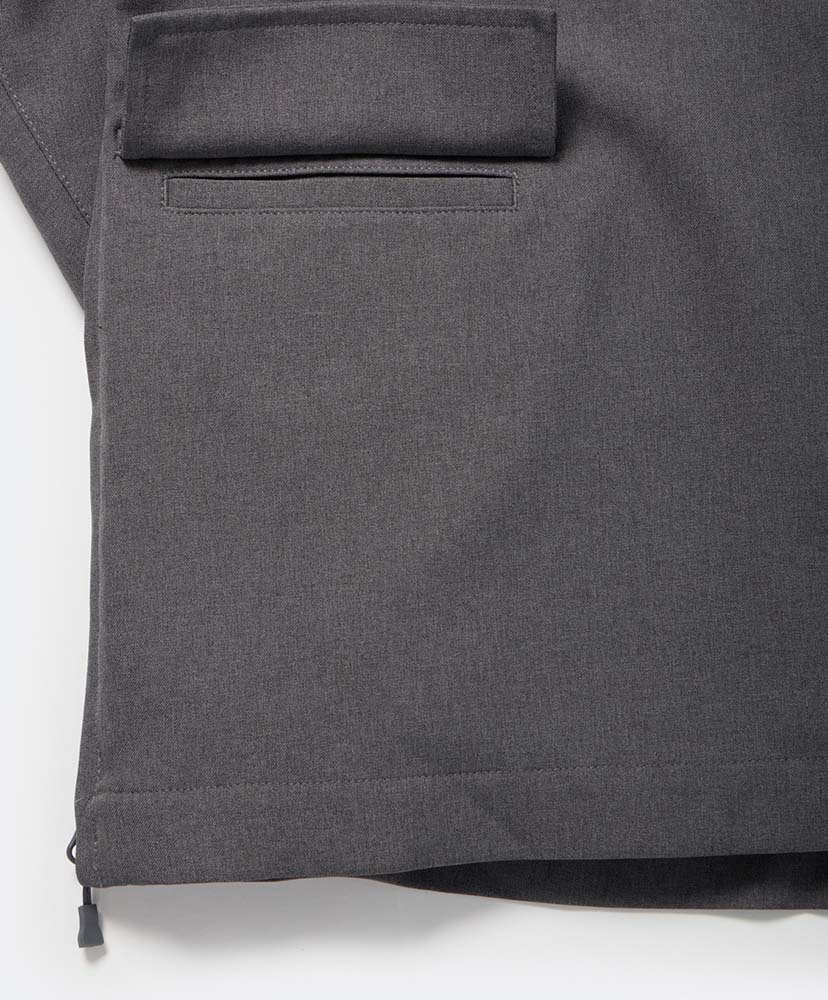 W's Tech Double-Breasted Jacket Charcoal/チャコール F(WOMEN)