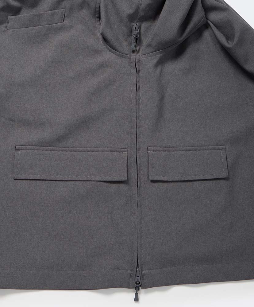 W's Tech Double-Breasted Jacket Charcoal/チャコール F(WOMEN)