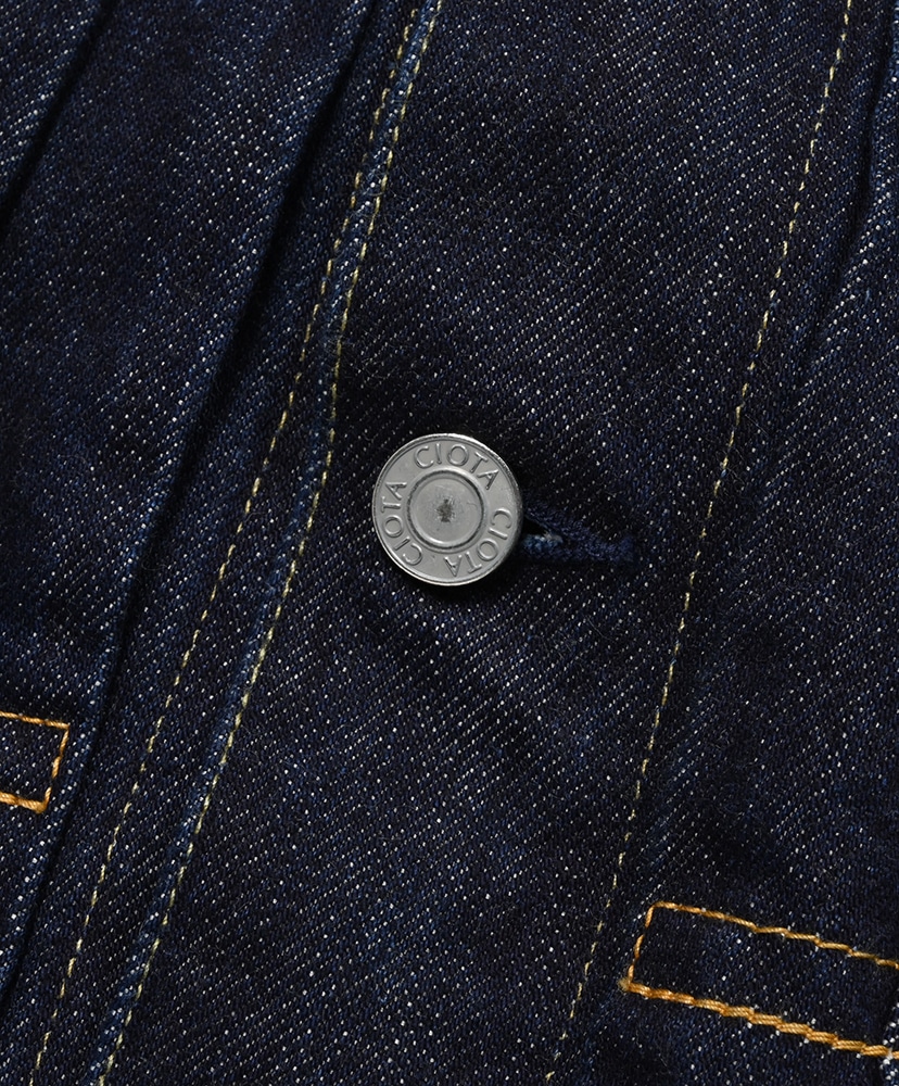 Double Pocket Denim Jacket Dark Navy (One Wash)/ダークネイビー ワンウォッシュ 42(MEN)