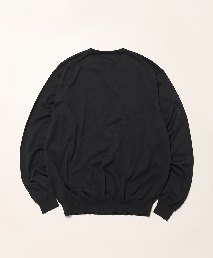 Crew Neck Long Sleeve Knit T Black/ブラック 4(MEN)
