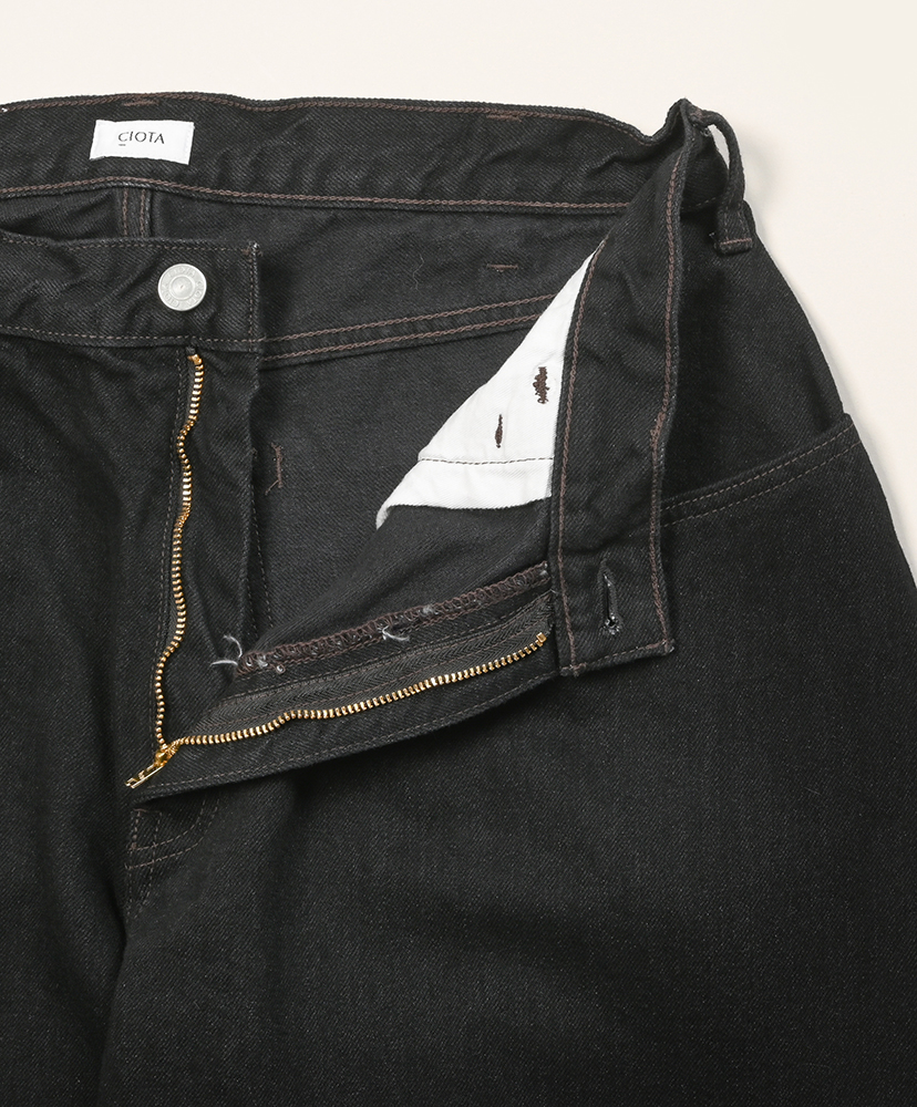 Wide Baggy 5 Pocket Pants Black(One Wash)/ブラックワンウォッシュ 30(MEN)