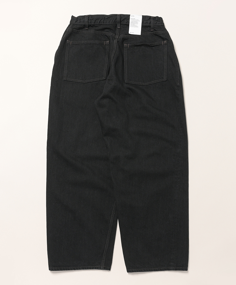 Wide Baggy 5 Pocket Pants Black(One Wash)/ブラックワンウォッシュ 30(MEN)