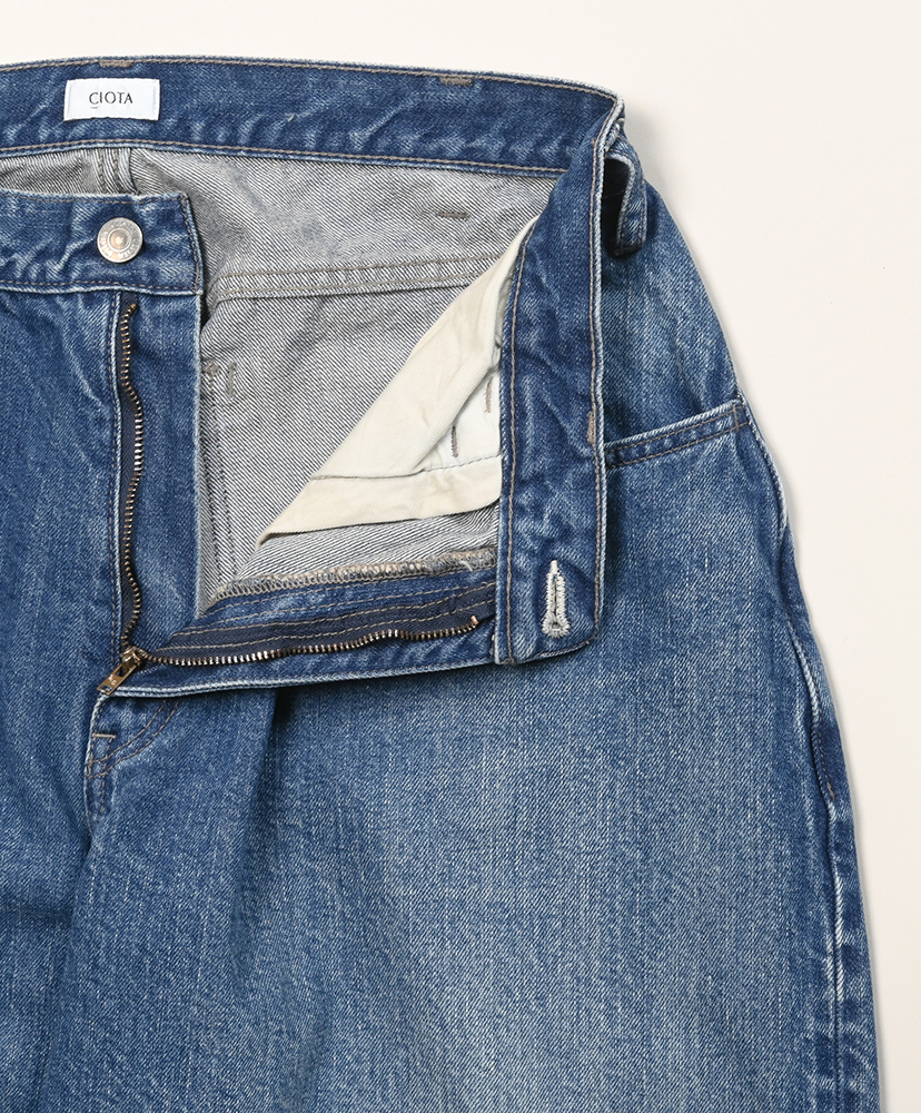 Wide Baggy 5 Pocket Pants Medium Blue/ミディアムブルー 30(MEN)