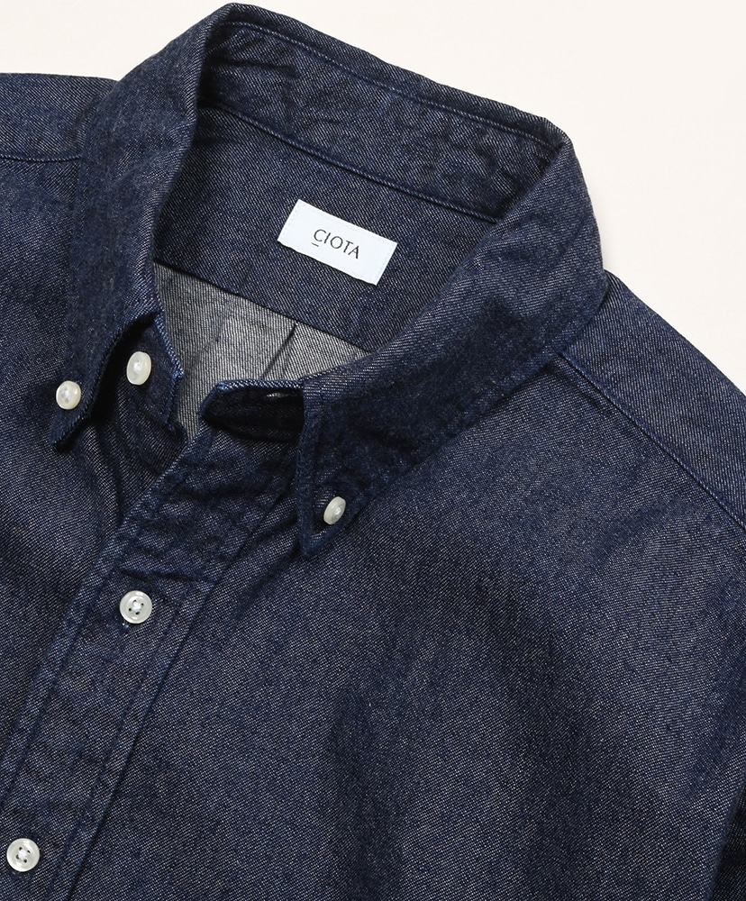 Denim BD Shirt Navy/ネイビー 4(MEN)