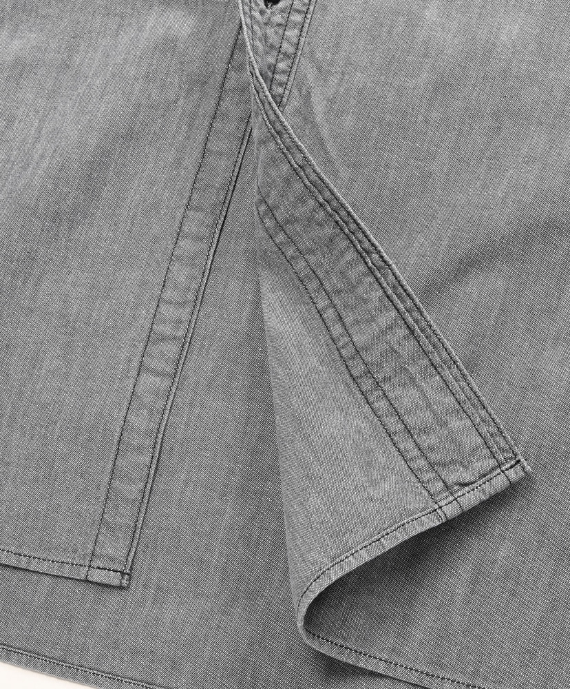 USN Chambray Shirt Light Black/ライトブラック 4(MEN)