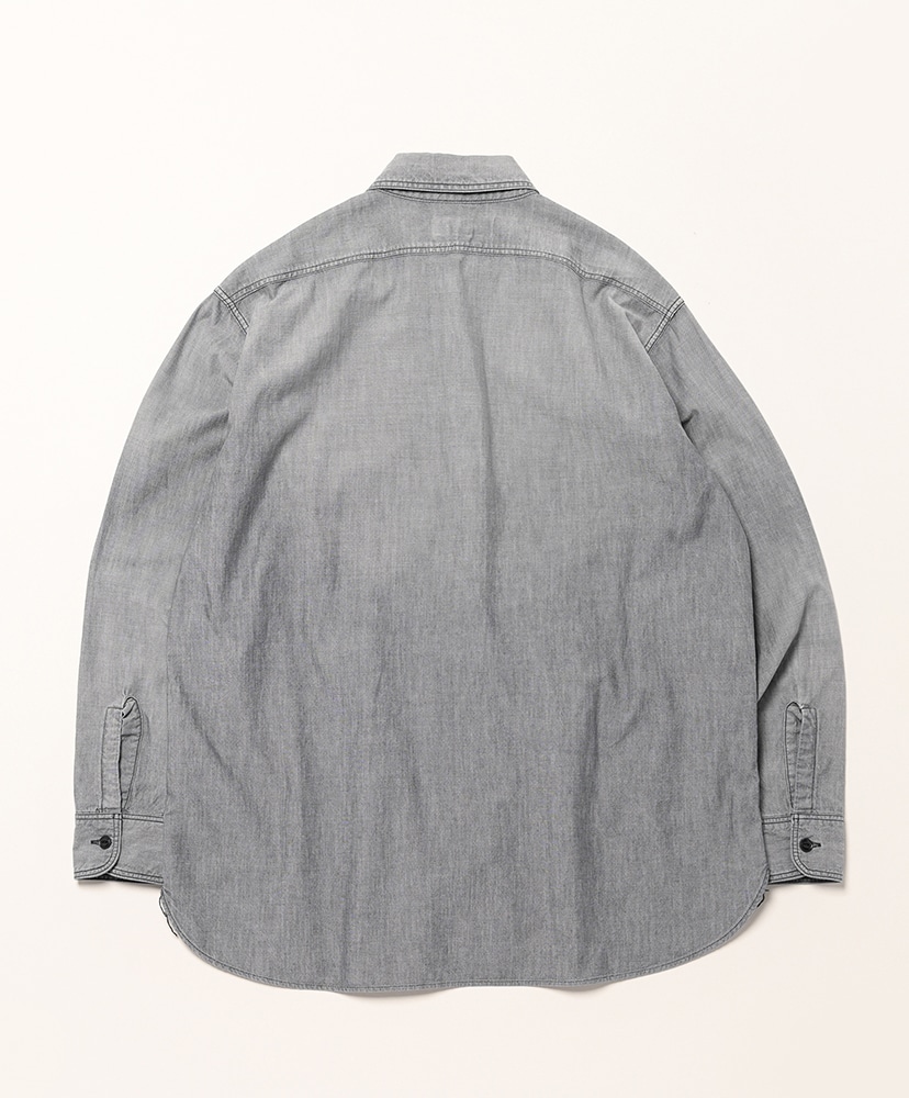 USN Chambray Shirt Light Black/ライトブラック 4(MEN)