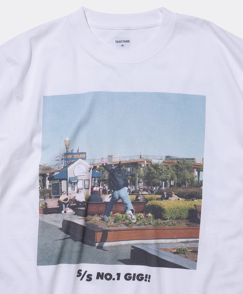 GASUNNYTANG - S/S NO.1 GIG!! White/ホワイト L(MEN)