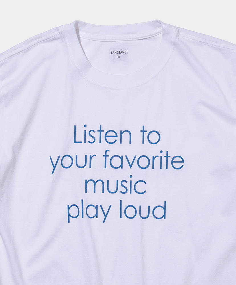 A MESSAGE - MUSIC White/ホワイト L(MEN)