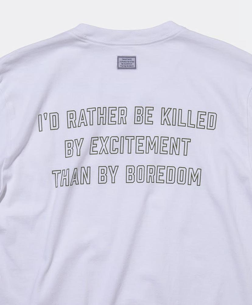 TANGTANG - OLIVE DRAB White/ホワイト L(MEN)