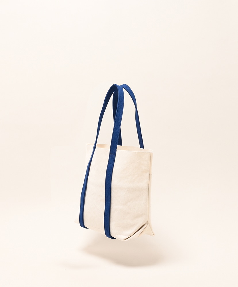 Washed Canvas 6Pockets Tote (S) - 2Tone Navy/ネイビー FREE