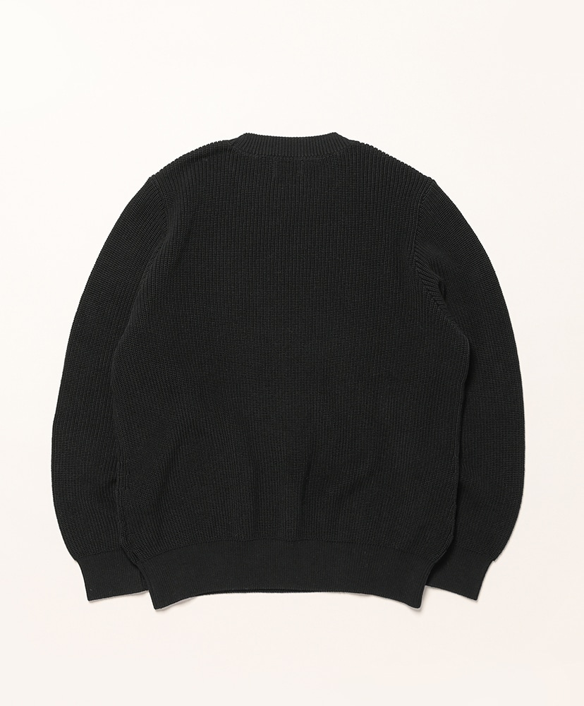 High Twist Cotton Rib Knit Pullover Black/ブラック 2(MEN)