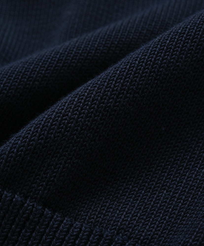 Rigid Sea Island Cotton Knit P/O Navy/ネイビー 2(MEN)