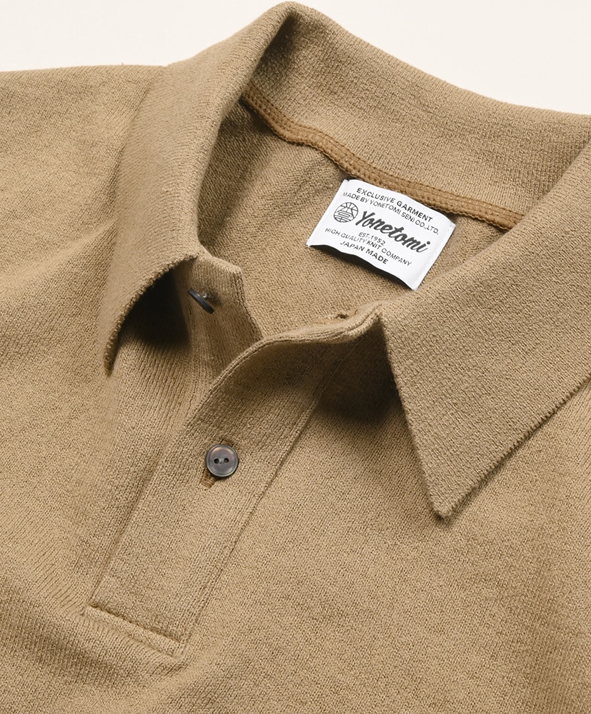 Light Wave Cotton Knit P/L L.Brown/ライトブラウン 1