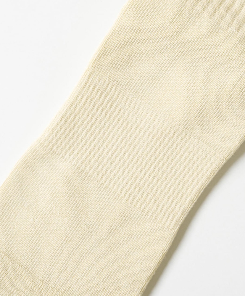 NODAL Logo Socks Cream×Mustard/クリーム×マスタード 23cm-27cm