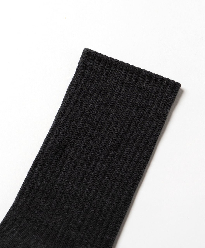 NODAL Logo Socks Charcoal×Orange/チャコール×オレンジ 23cm-27cm