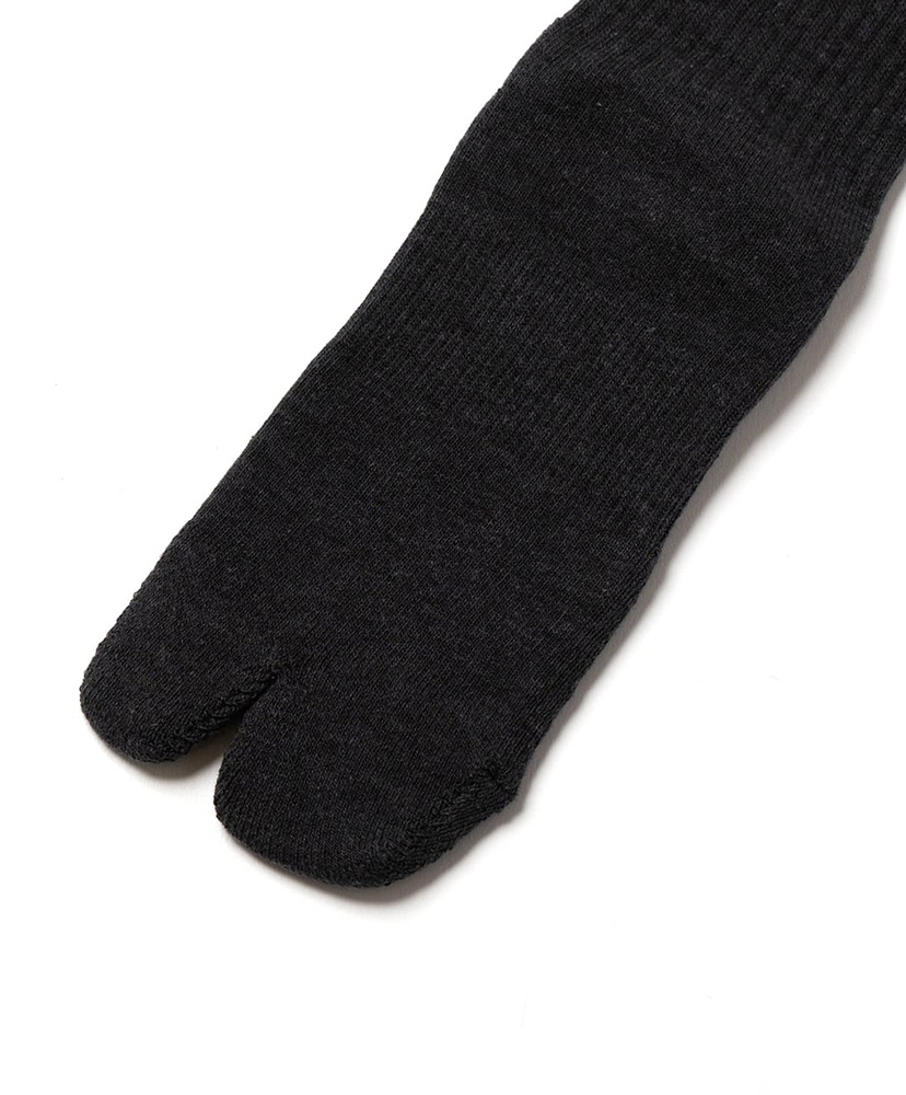 NODAL Logo Socks Charcoal×Orange/チャコール×オレンジ 23cm-27cm