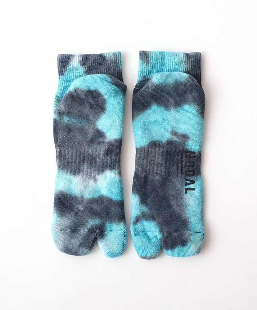 Tie Dye Ankle Socks Blue×Navy/ブルー×ネイビー 23cm-27cm