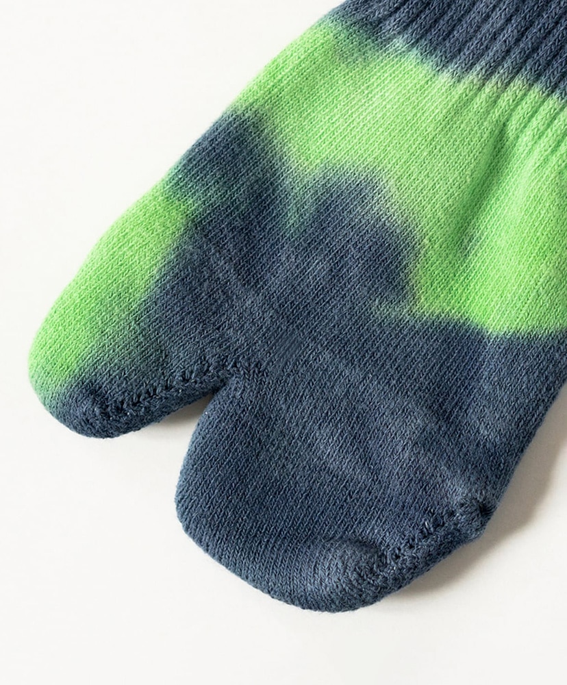 Tie Dye Ankle Socks Navy×Green/ネイビー×グリーン 23cm-27cm