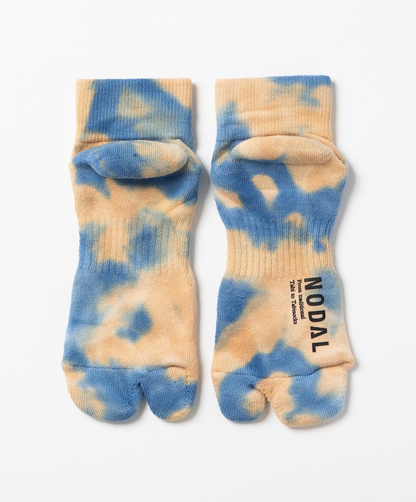 Tie Dye Ankle Socks Orange×Blue/オレンジ×ブルー 23cm-27cm