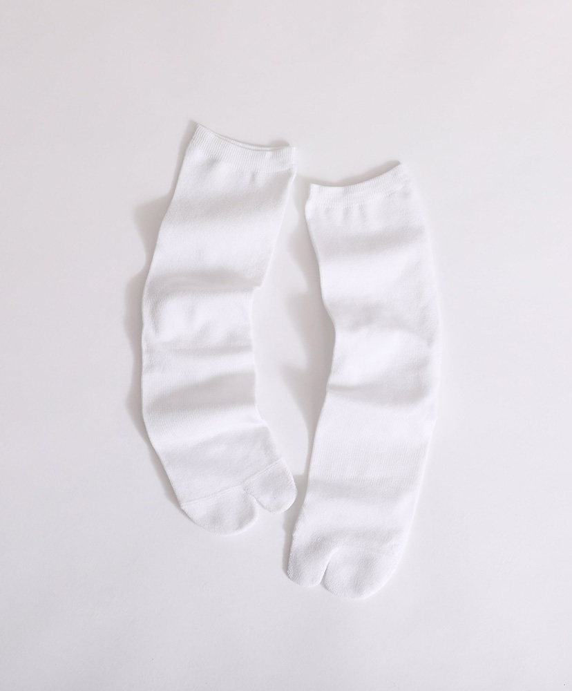 COOLMAX EcoMade Fiber Socks White/ホワイト 23cm-27cm