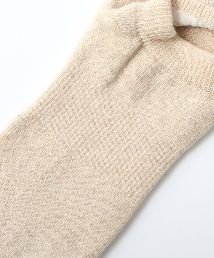 Organic Cotton 3pack Ankle Socks 生成り×Brown×Green/キナリ×ブラウン×グリーン 23cm-27cm