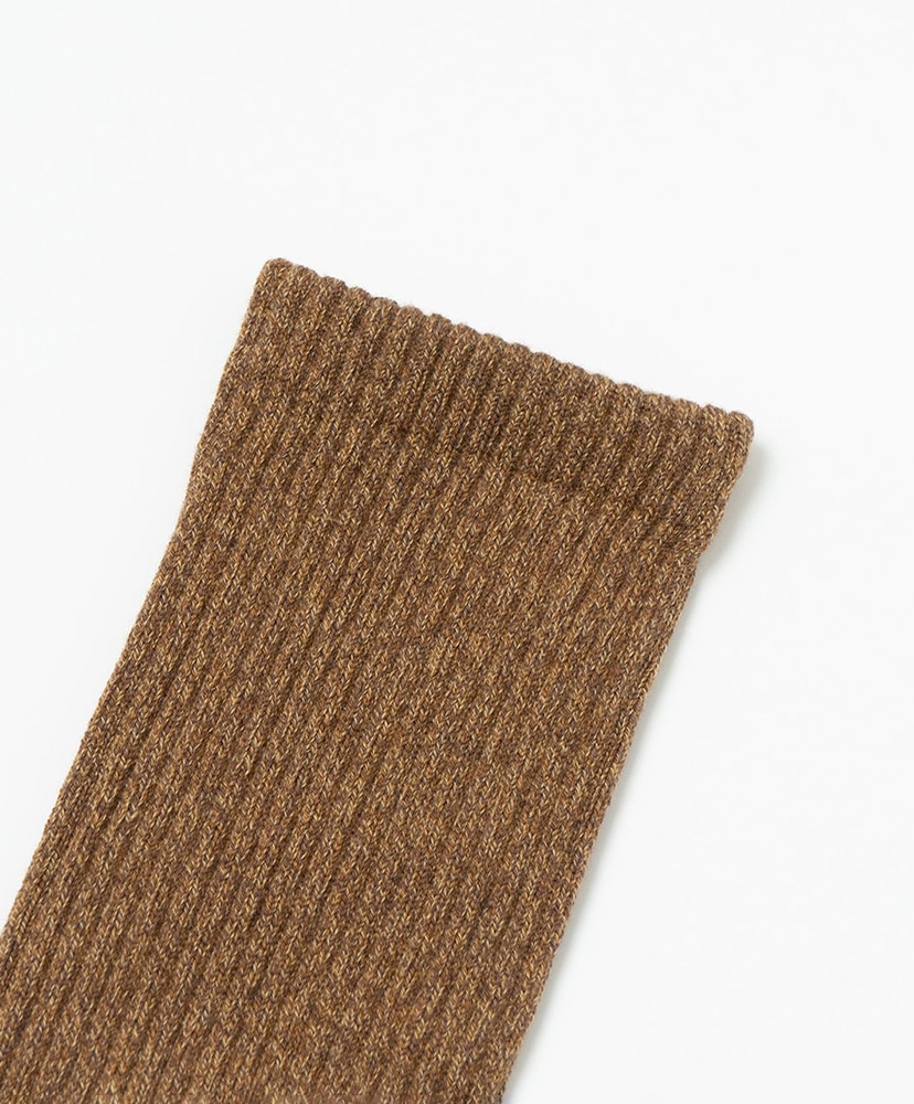 Twisted Heather Socks Brown×ブラウン 23cm-27cm