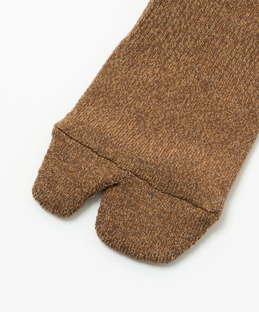 Twisted Heather Socks Brown×ブラウン 23cm-27cm