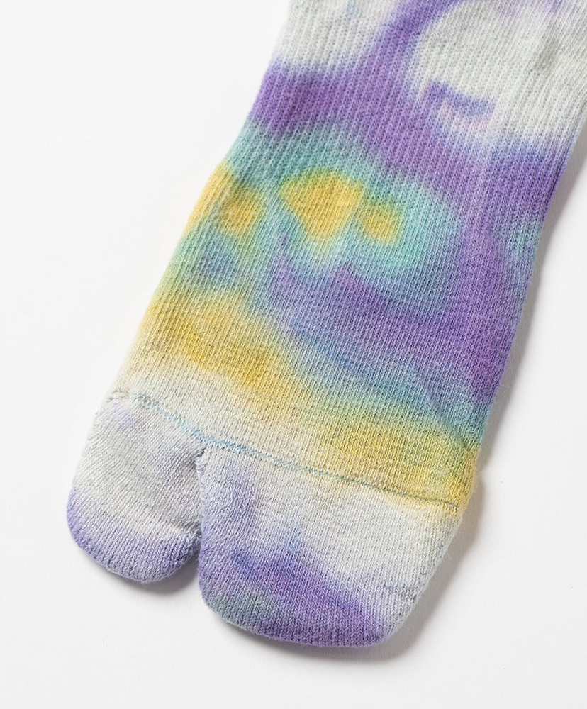 Tie Dye Long Socks Purple/パープル 23cm-27cm