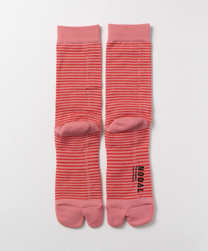 Merino Wool Stripe Socks Pink/ピンク 23cm-27cm