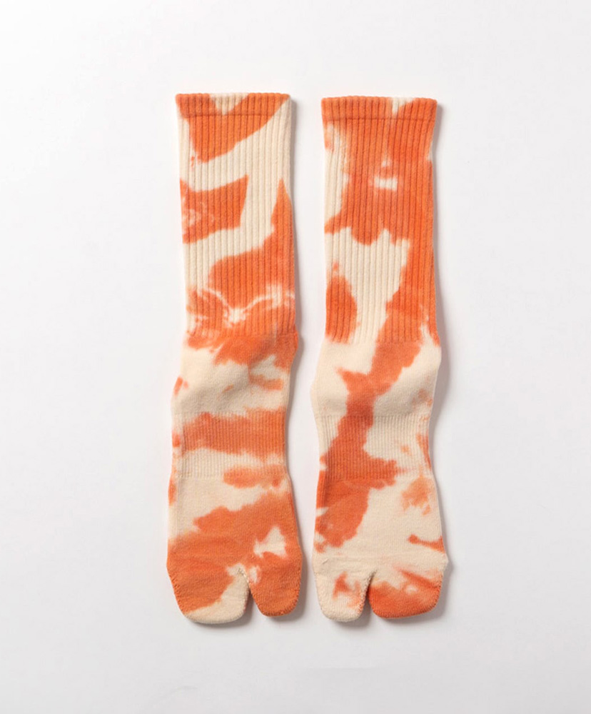 Tie Dye Logo Socks Orange/オレンジ 23cm-27cm