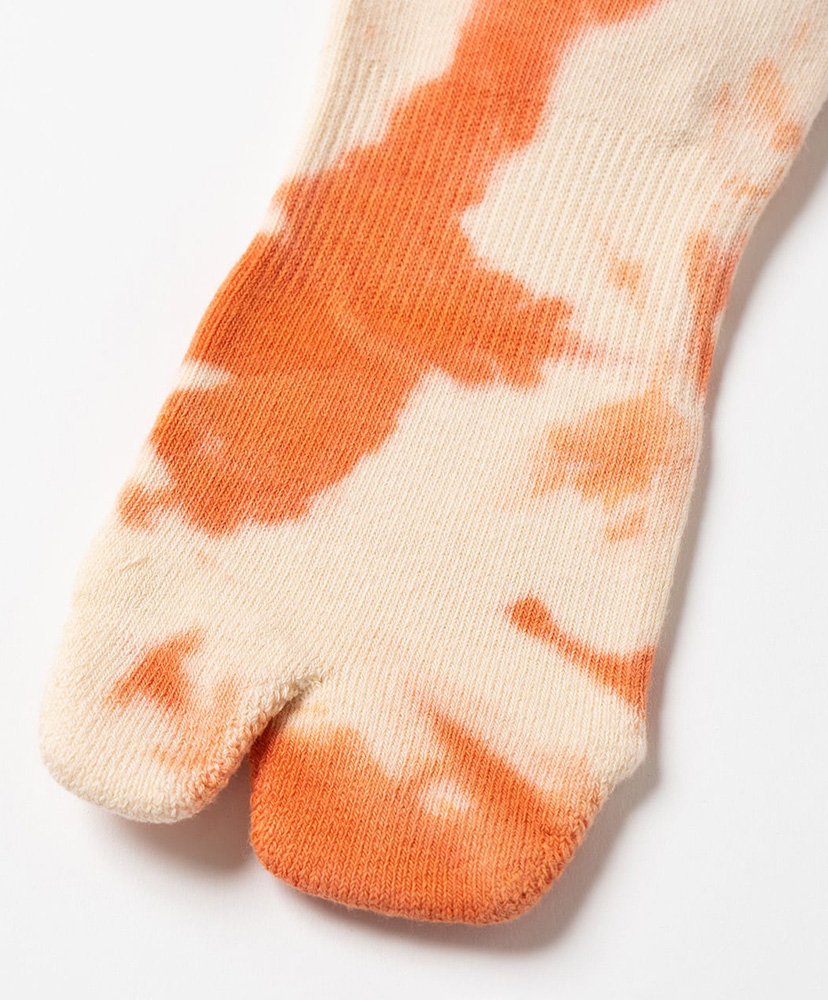 Tie Dye Logo Socks Orange/オレンジ 23cm-27cm