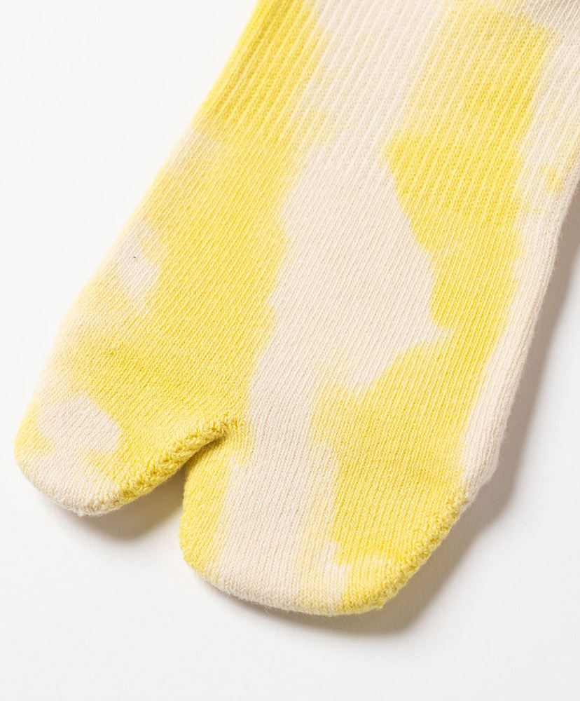 Tie Dye Logo Socks Yellow/イエロー 23cm-27cm