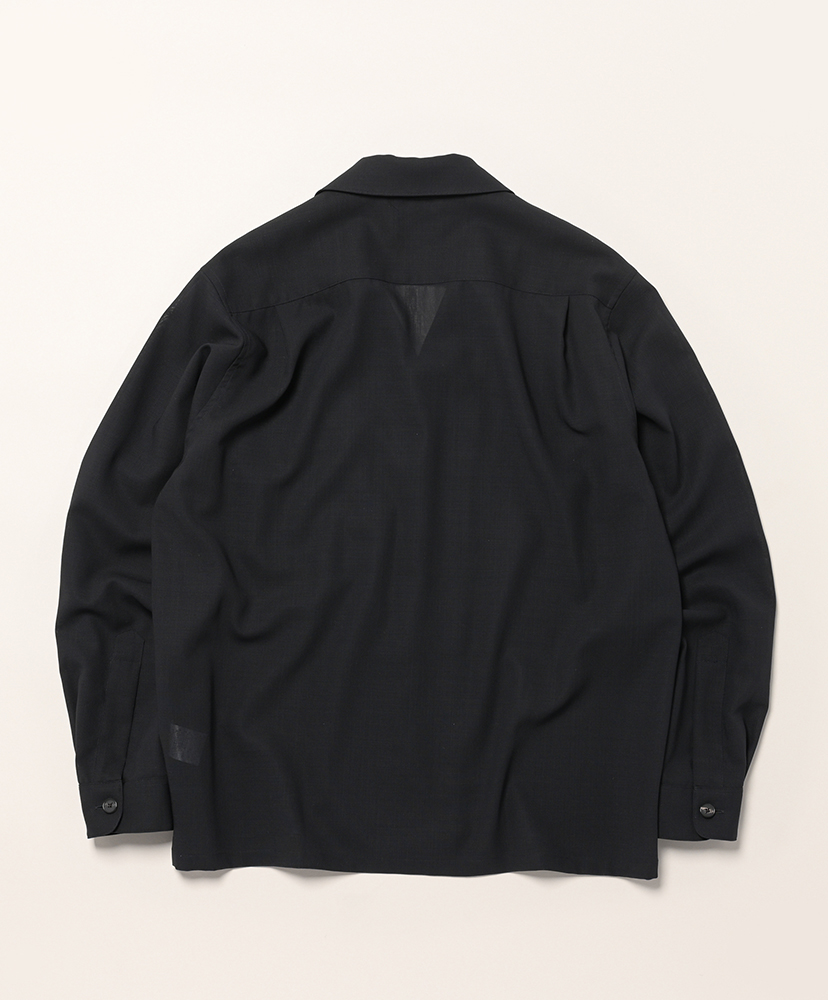 Blazer Shirts - Washable Summer Wool Navy/ネイビー 44(MEN)