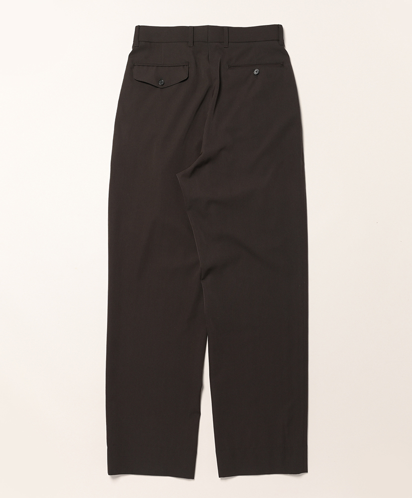CKTR-026 Inverted Pleats Trouser - Wool Brown/ブラウン 44(MEN)
