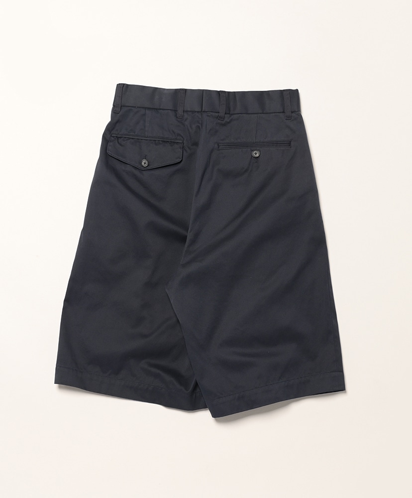 Inverted Pleats Short Trouser - BM Shakespeare Navy/ネイビー 44(MEN)