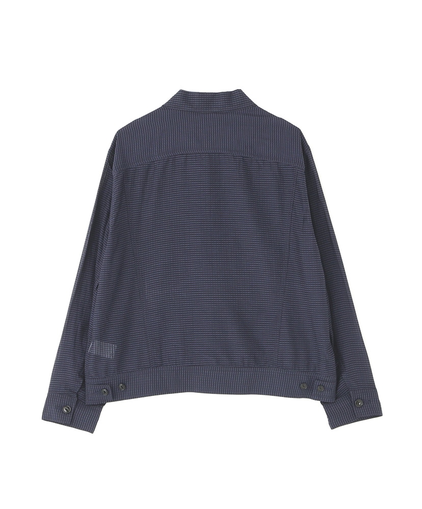 ×Lee Sheer Cowboy Jacket-Gingham Check Indian fabric- Black/ブラック L(MEN)