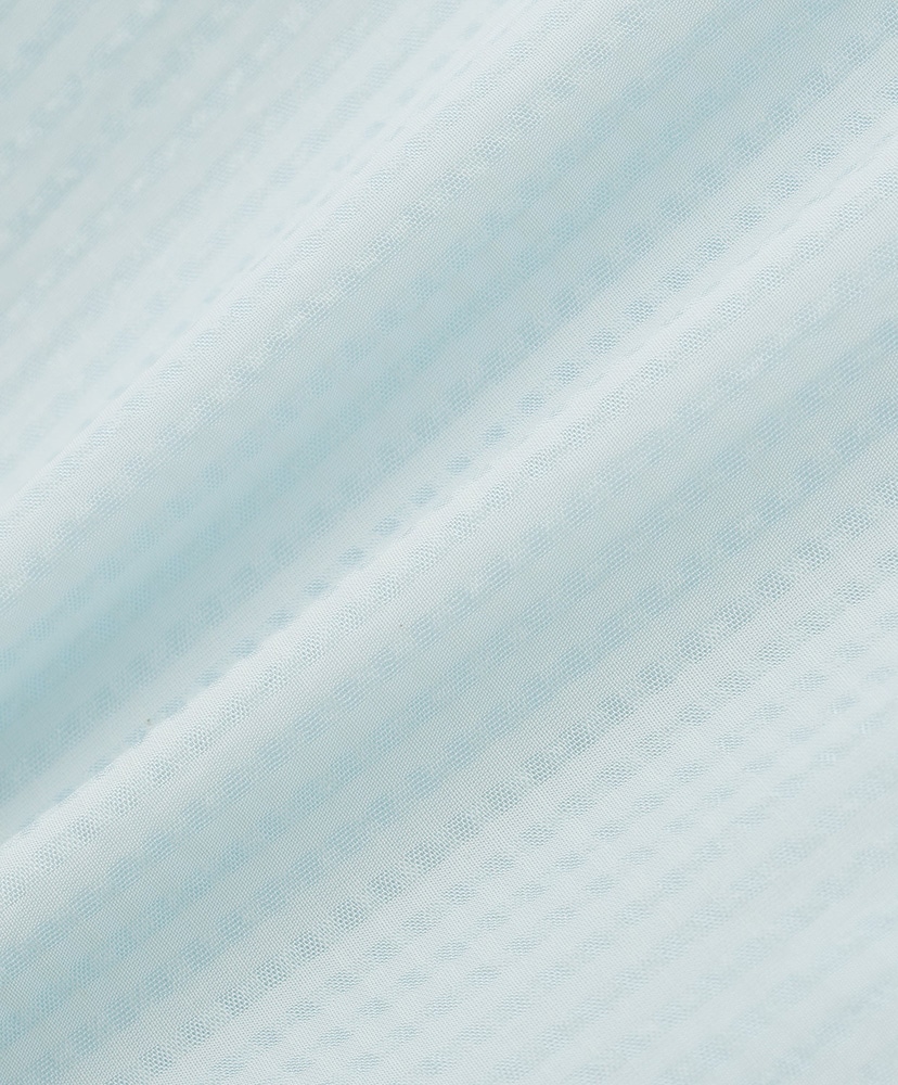 Sheer Open Collar Shirts S/S-Gingham Check Indian fabric- Green/グリーン M(MEN)