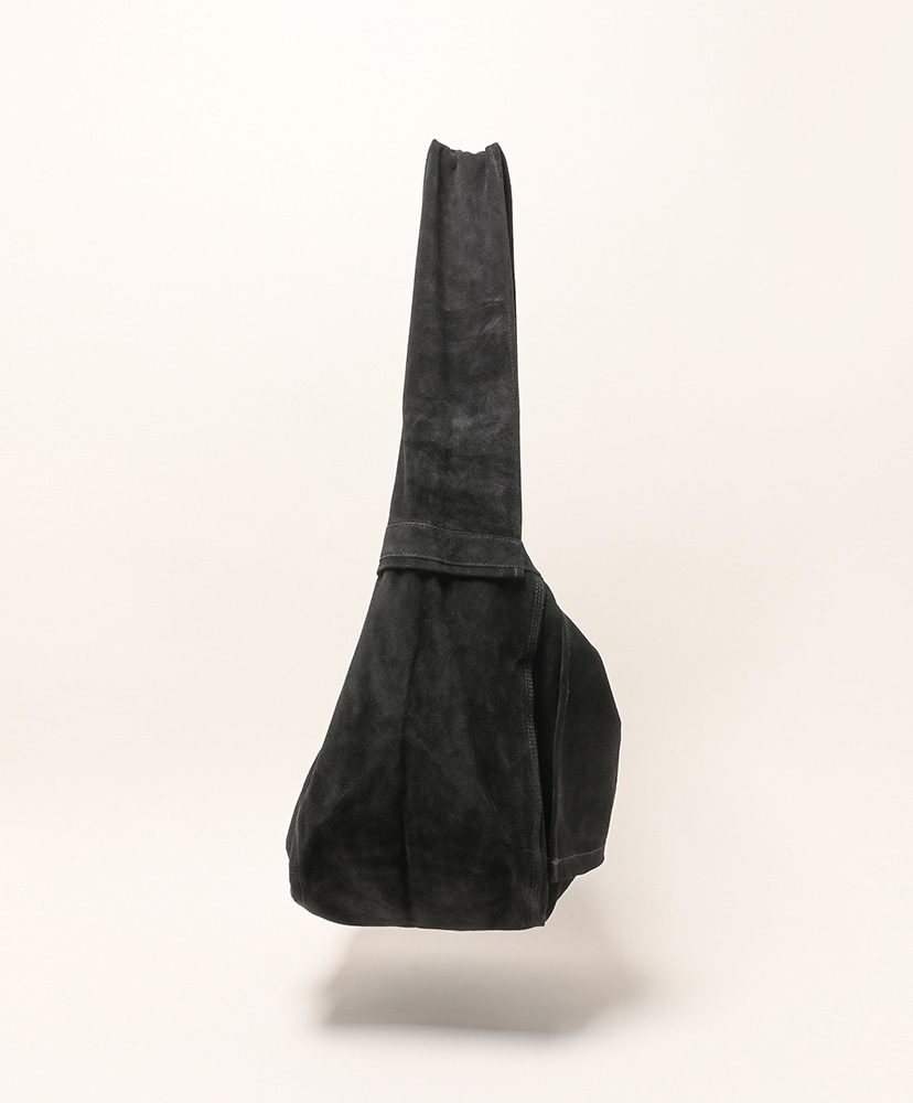 Leather Shoulder Bag - Cow Split Leather Black/ブラック FREE