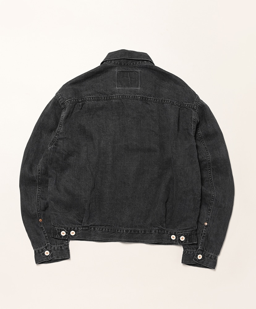 Linen Denim XX Jacket Black Vintage Worn/ブラックヴィンテージウォーン 1(MEN)