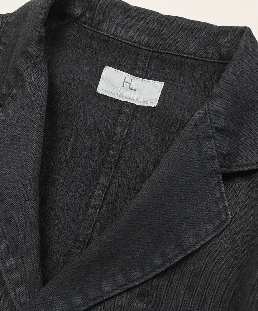 HBT Linen Workjacket Black/ブラック 2(MEN)