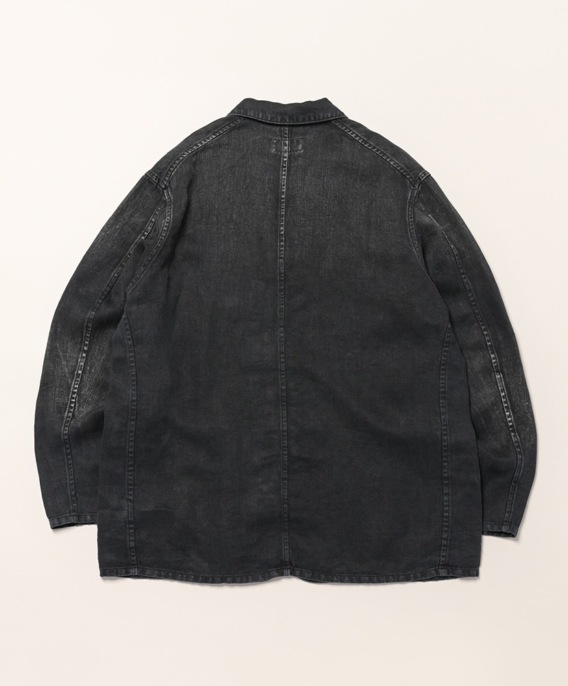 HBT Linen Workjacket Black/ブラック 2(MEN)