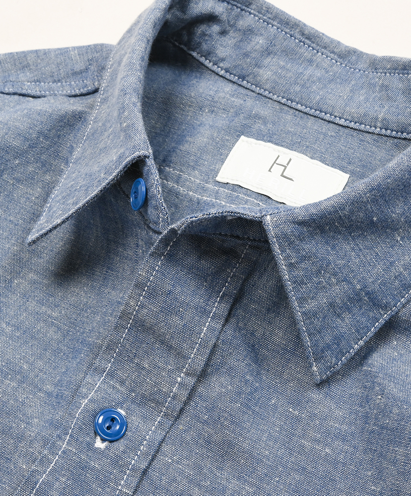 U.S.N Chambray Shirt Indigo/インディゴ 2(MEN)