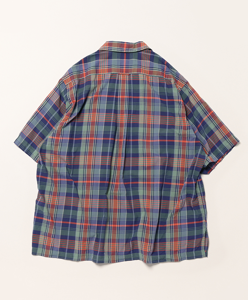Lawncheck Opencollar Shirts Blue Check/ブルーチェック 1(MEN)