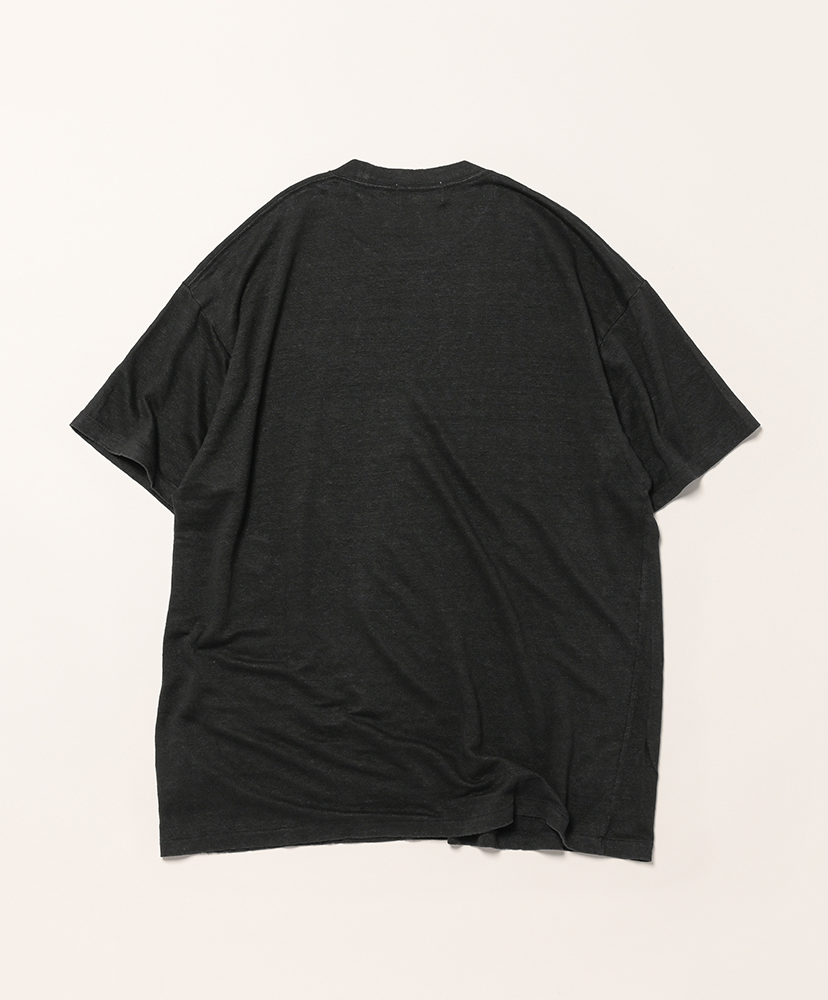 Linen T-Shirt Black/ブラック 1(MEN)