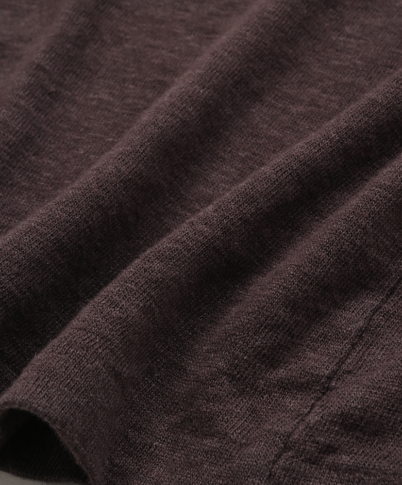 Linen T-Shirt Brown/ブラウン 1(MEN)